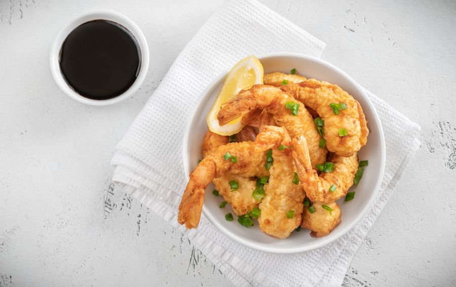 Cocina con tempura